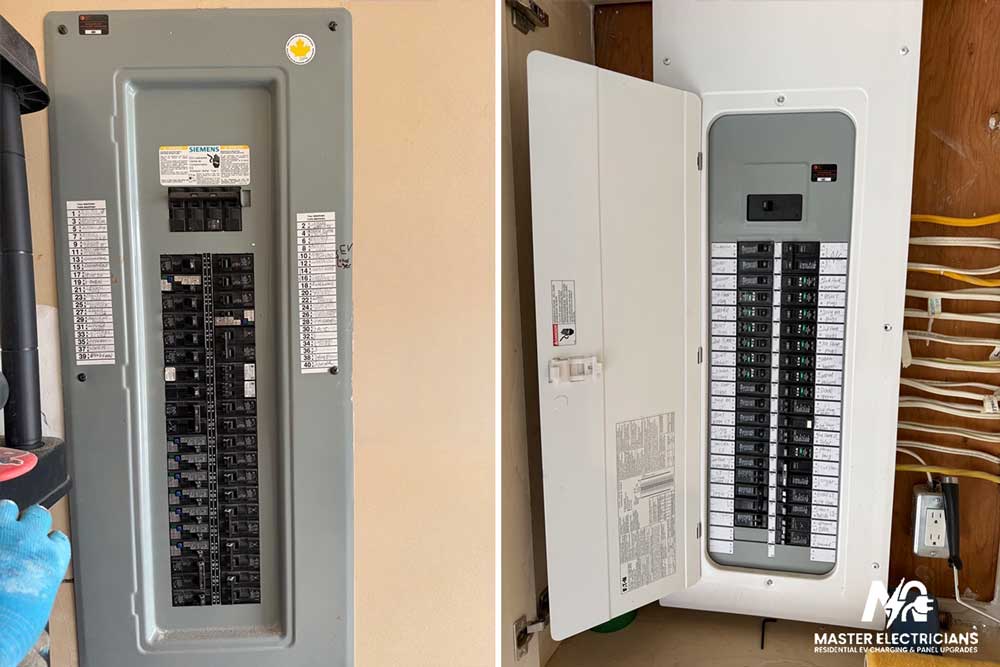 Home electrical panel upgrade