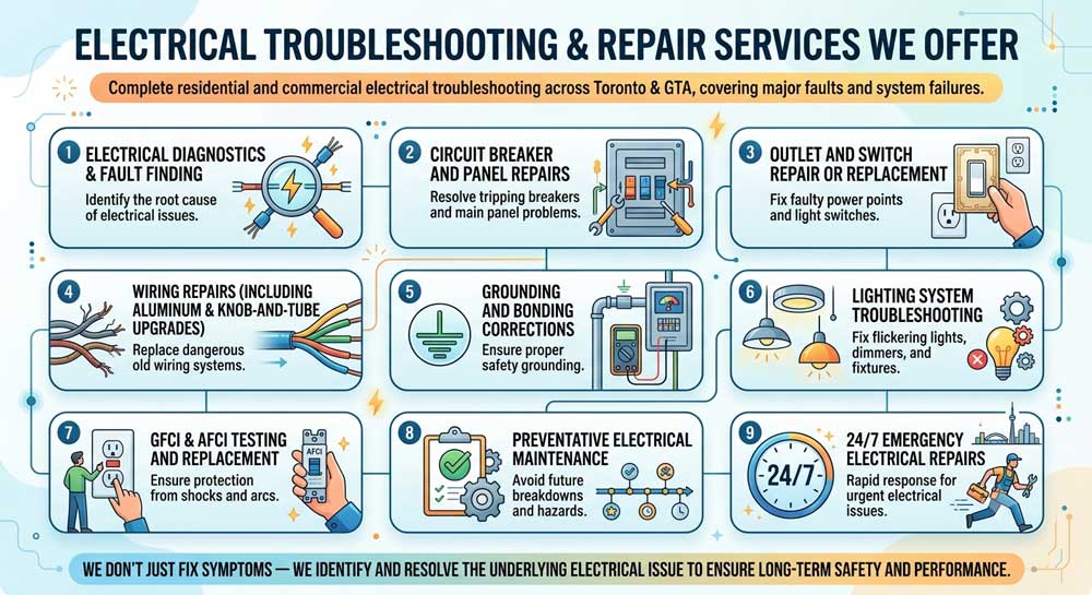 Electrical troubleshooting in Toronto