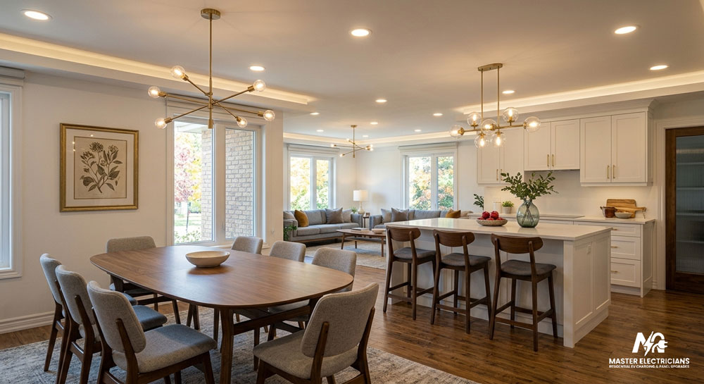 Basement pot lights installation