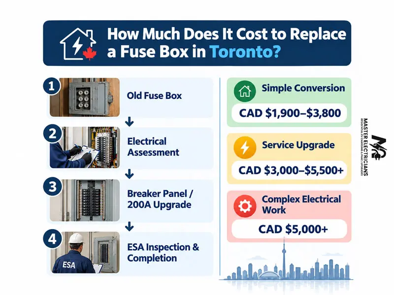 Fuse box replacement cost in Toronto and GTA